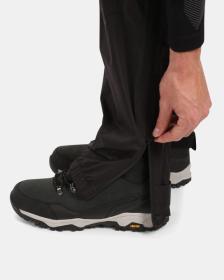 KILPI ALPIN-M Černé pánské hardshellové a nepromokavé kalhoty POUZE L (VÝPRODEJ)