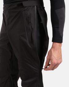 KILPI ALPIN-M Černé pánské hardshellové a nepromokavé kalhoty POUZE XL (VÝPRODEJ)