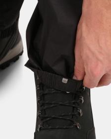 KILPI ALPIN-M Černé pánské hardshellové a nepromokavé kalhoty POUZE XL (VÝPRODEJ)