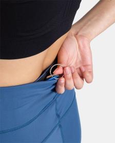 KILPI AMIRA-W Tmavomodré dámske 3/4 fitnesové legíny