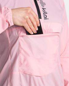KILPI ANORI-W Světle růžová dámská běžecká bunda