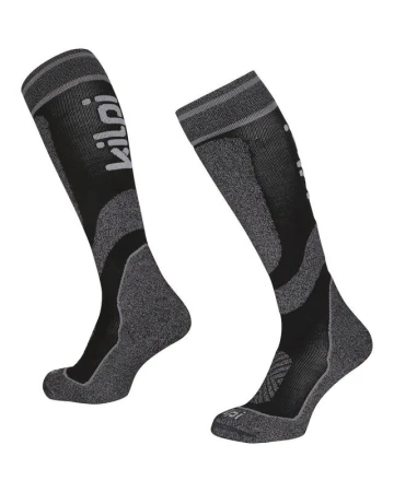 KILPI ANXO-U Černé unisex lyžařské podkolenky KILPI ANXO-U Černé unisex lyžařské podkolenky