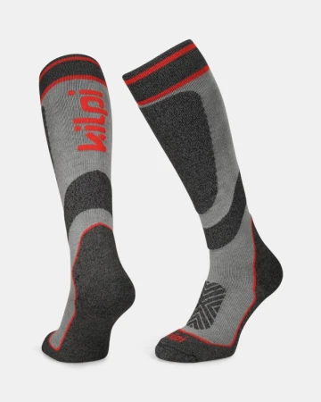 KILPI ANXO-U Tmavě šedé unisex lyžařské podkolenky KILPI ANXO-U Tmavě šedé unisex lyžařské podkolenky