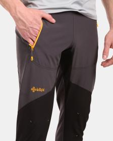 KILPI ARANDI-M Tmavě šedé pánské outdoorové kalhoty