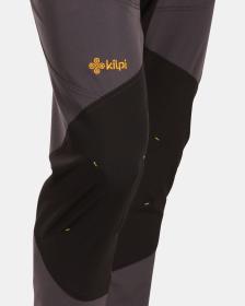 KILPI ARANDI-M Tmavo šedé pánske outdoorové nohavice