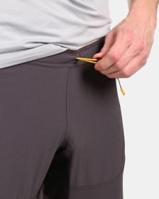 KILPI ARANDI-M Tmavo šedé pánske outdoorové nohavice