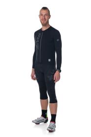 Kilpi ARENAL-M černé pánské 3/4 cyklistické legíny