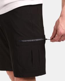 KILPI ASHER-M Čierne pánske šortky