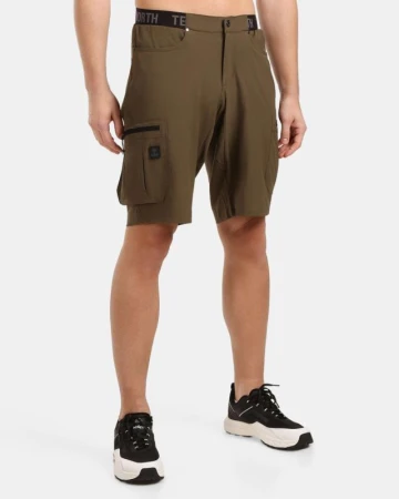 KILPI ASHER-M Khaki pánské kraťasy