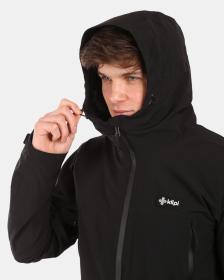 KILPI AYRA-M Černý pánský outdoorový kabát