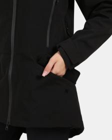 KILPI AYRA-W Čierny dámsky outdoorový kabát