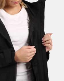 KILPI AYRA-W Čierny dámsky outdoorový kabát