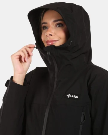 KILPI AYRA-W Černý dámský outdoorový kabát