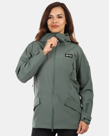 KILPI AYRA-W Khaki dámský outdoorový kabát KILPI AYRA-W Khaki dámský outdoorový kabát