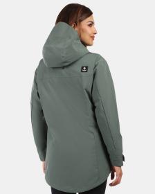KILPI AYRA-W Khaki dámsky outdoorový kabát