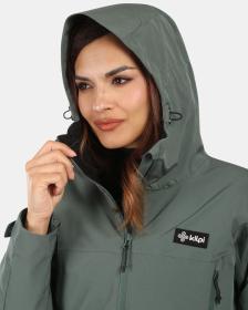 KILPI AYRA-W Khaki dámsky outdoorový kabát