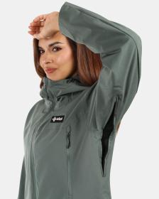 KILPI AYRA-W Khaki dámsky outdoorový kabát