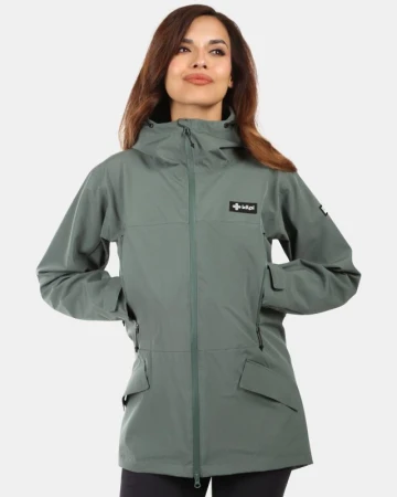 KILPI AYRA-W Khaki dámský outdoorový kabát