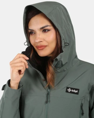 KILPI AYRA-W Khaki dámský outdoorový kabát