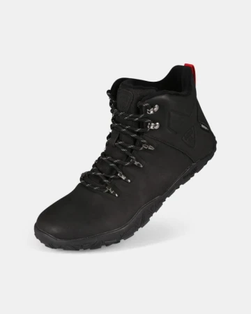 KILPI BARE HIGH WP-U Černá unisex outdoorová barefoot obuv