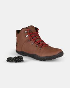 KILPI BARE HIGH WP-U Hnědá unisex outdoorová barefoot obuv