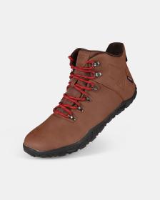 KILPI BARE HIGH WP-U Hnědá unisex outdoorová barefoot obuv