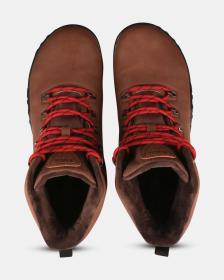 KILPI BARE HIGH WP-U Hnědá unisex outdoorová barefoot obuv