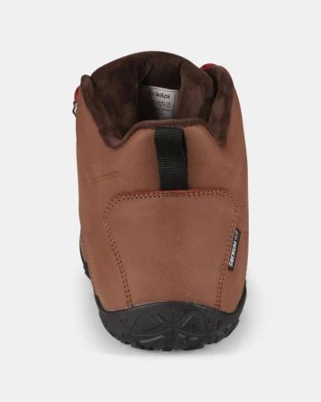 KILPI BARE HIGH WP-U Hnědá unisex outdoorová barefoot obuv