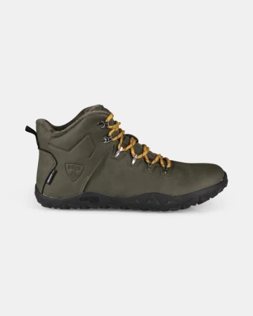 KILPI BARE HIGH WP-U Tmavě zelená unisex outdoorová barefoot obuv KILPI BARE HIGH WP-U Tmavě zelená unisex outdoorová barefoot obuv
