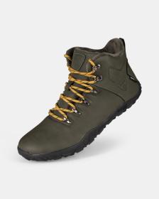 KILPI BARE HIGH WP-U Tmavě zelená unisex outdoorová barefoot obuv