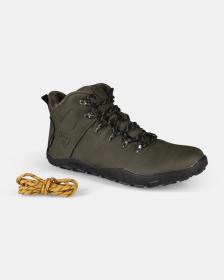 KILPI BARE HIGH WP-U Tmavě zelená unisex outdoorová barefoot obuv