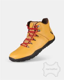 KILPI BARE LEATHER HIGH-U Béžová unisex outdoorová barefoot obuv