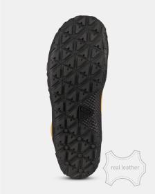 KILPI BARE LEATHER HIGH-U Béžová unisex outdoorová barefoot obuv