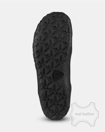 KILPI BARE LEATHER HIGH-U Černá unisex outdoorová barefoot obuv