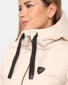 KILPI BELIZE-W Béžový dámský zimní kabát