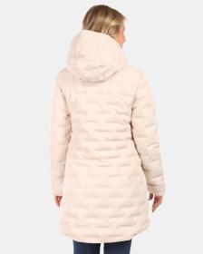 KILPI BELIZE-W Béžový dámský zimní kabát