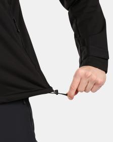 KILPI BELTRA-M Čierna pánska softshellová bunda
