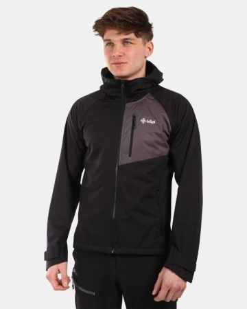 Kilpi BELTRA-M Černá pánská outdoorová bunda Kilpi BELTRA-M Černá pánská outdoorová bunda