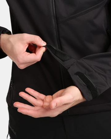 KILPI BELTRA-M Černá pánská softshellová bunda
