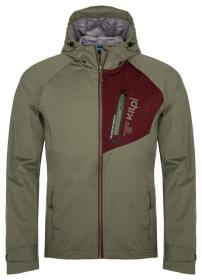 Kilpi BELTRA-M khaki pánská softshellová bunda Kilpi BELTRA-M khaki pánská softshellová bunda