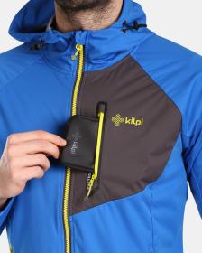KILPI BELTRA-M Modrá pánská softshellová bunda