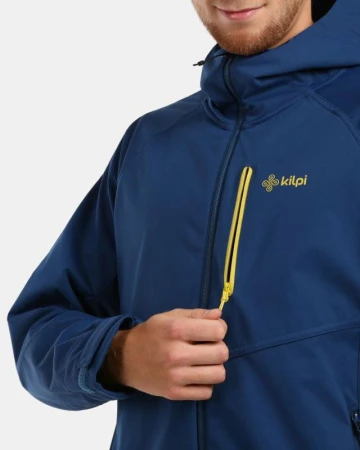 KILPI BELTRA-M Tmavě modrá pánská softshellová bunda