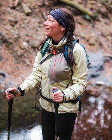 KILPI BELTRA-W Béžová dámska softshellová bunda