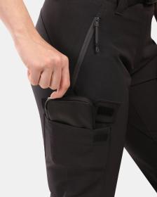 KILPI BELVELA-W Čierne dámske outdoorové nohavice