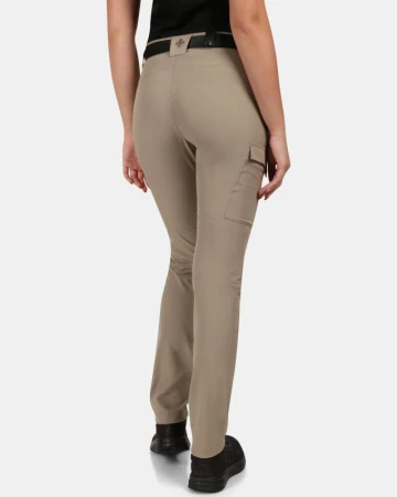 KILPI BELVELA-W Khaki dámské outdoorové kalhoty