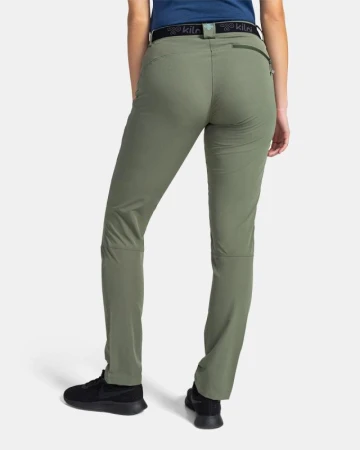 Kilpi BELVELA-W khaki dámské outdoorové kalhoty