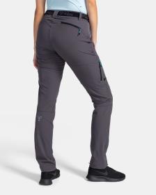 KILPI BELVELA-W Tmavě šedé dámské outdoorové kalhoty