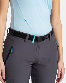 KILPI BELVELA-W Tmavě šedé dámské outdoorové kalhoty