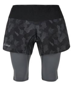 Kilpi BERGEN-M čierne pánske bežecké šortky Kilpi BERGEN-M čierne pánske bežecké šortky