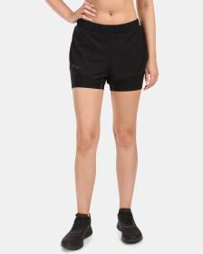 KILPI BERGEN-W Černé dámské běžecké šortky